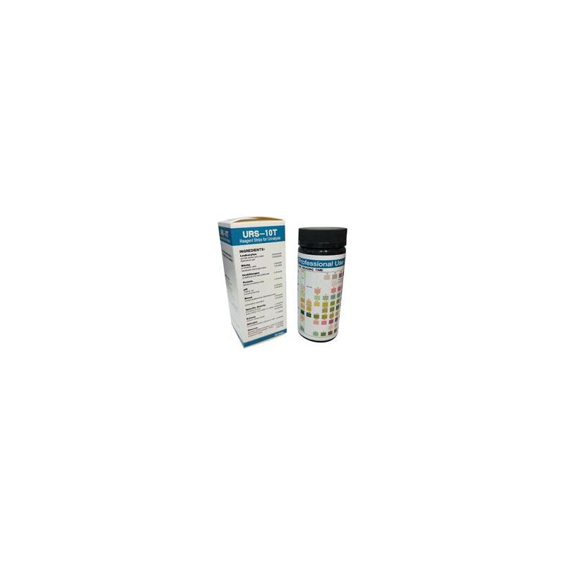 Taishengda Urs-10t Urinteststreifen, 10-parameter-urintest, Ketonbestimmung, Störungsresistent, Vitamin C, 100 X 3