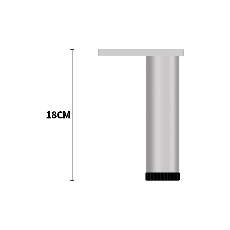 Taishengda Verstellbare Möbelfüße Aus Aluminium, Für Küche Und Bad, 18 Cm Hoch, 4er-pack