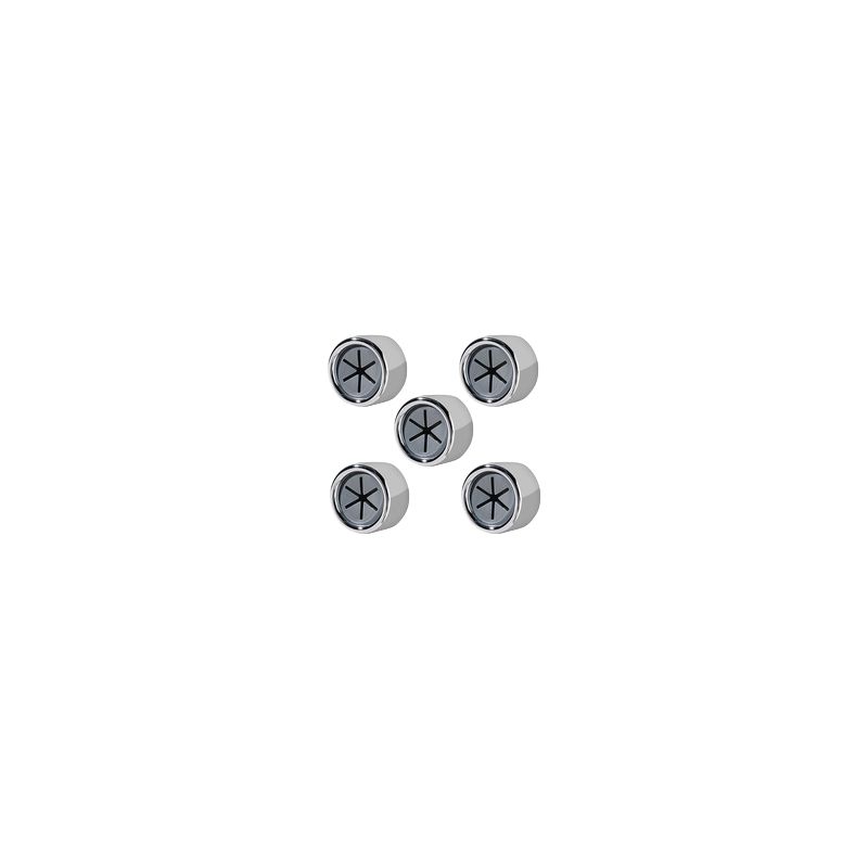 Taishengda 5er-pack Silikon-handtuchhalter – Starker Halt, Kein Bohren Erforderlich, Silber