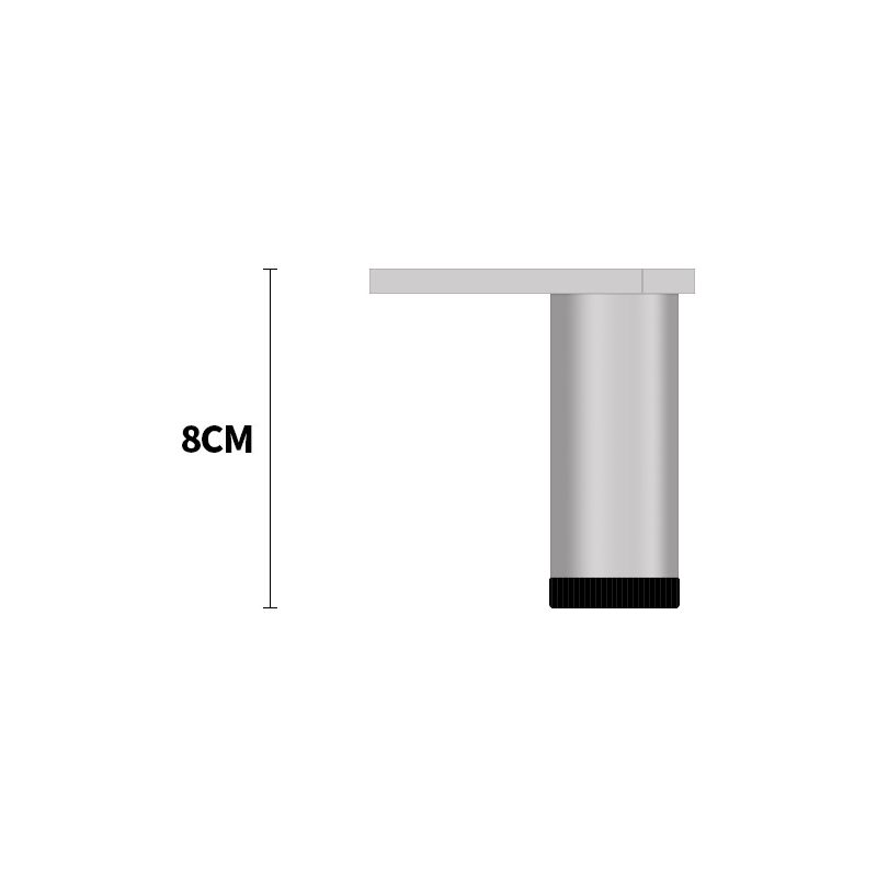 Taishengda Verstellbare Möbelfüße Aus Aluminium, 8 Cm Hoch, Für Küchen- Und Badezimmermöbel, 4er-pack