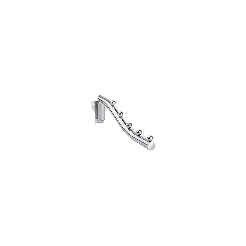 Taishengda 5-köpfiger Wandgarderobenhaken – Moderner Minimalistischer Stil, Chrom-finish, 28 Cm