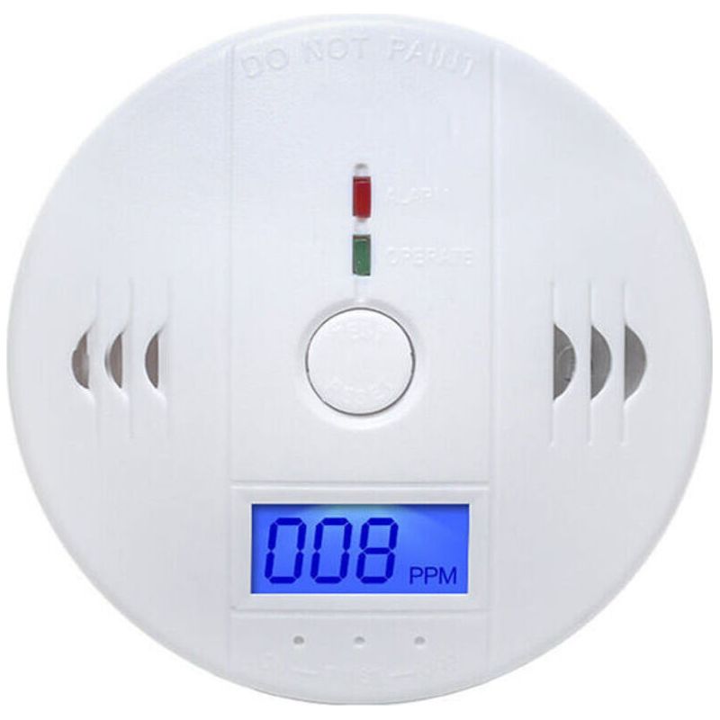 Taishengda Kohlenmonoxid-detektor (co-alarm) Für Den Innenbereich, Gaswarngerät Für Zuhause (batterie Nicht Enthalten), 1 Stück