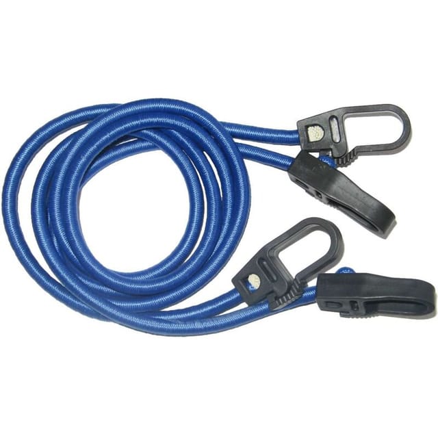 Walser - Gepäckspanner pvc Haken 100cm 2 Stk. mit Sicherheitshaken blau