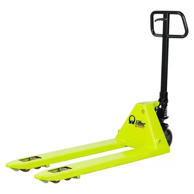 Handhubwagen, grün, 2,5 t - Gabeln 1150 x 525 mm - Schnellhub mit nur 3 Hüben - Lieferung und Logistik - TMB41AV0100