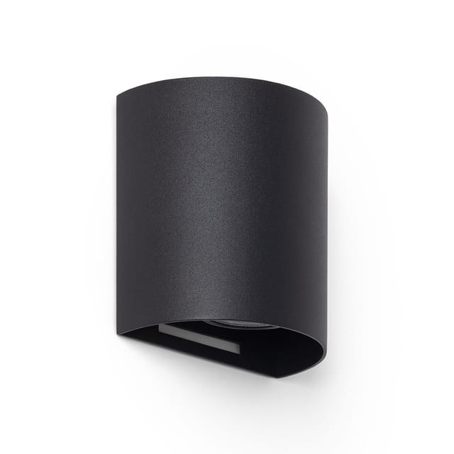 Wandleuchte Aluminium Adonai Schwarz