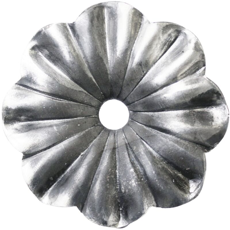 Iam Design - Geländerstab Rosette ø 65mm aus Schmiedeeisen - Zierelement für Treppengeländer, Schmiedeeisen