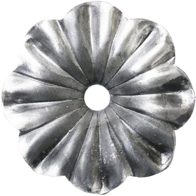 Iam Design - Geländerstab Rosette ø 65mm aus Schmiedeeisen - Zierelement für Treppengeländer, Schmiedeeisen