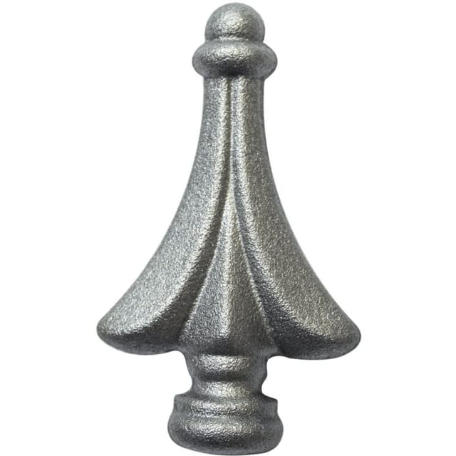 Iam Design - Geländerstab Spitze Höhe 80mm Base d - Stabspitze für Treppengeländer, Schmiedeeisen