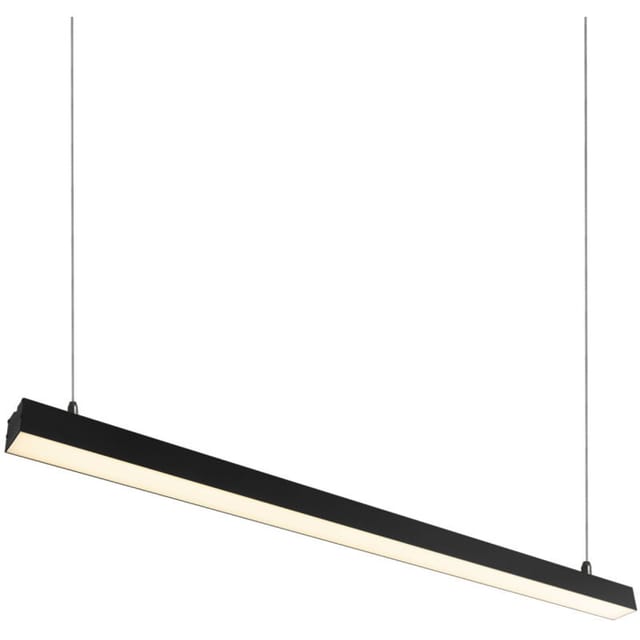 Greenice - Philips 2835 LED-Linearleuchte 150 cm 50 w 2700ºK IP40 schwarzes Finish [1916-NSLNL1500MM-P-WW]