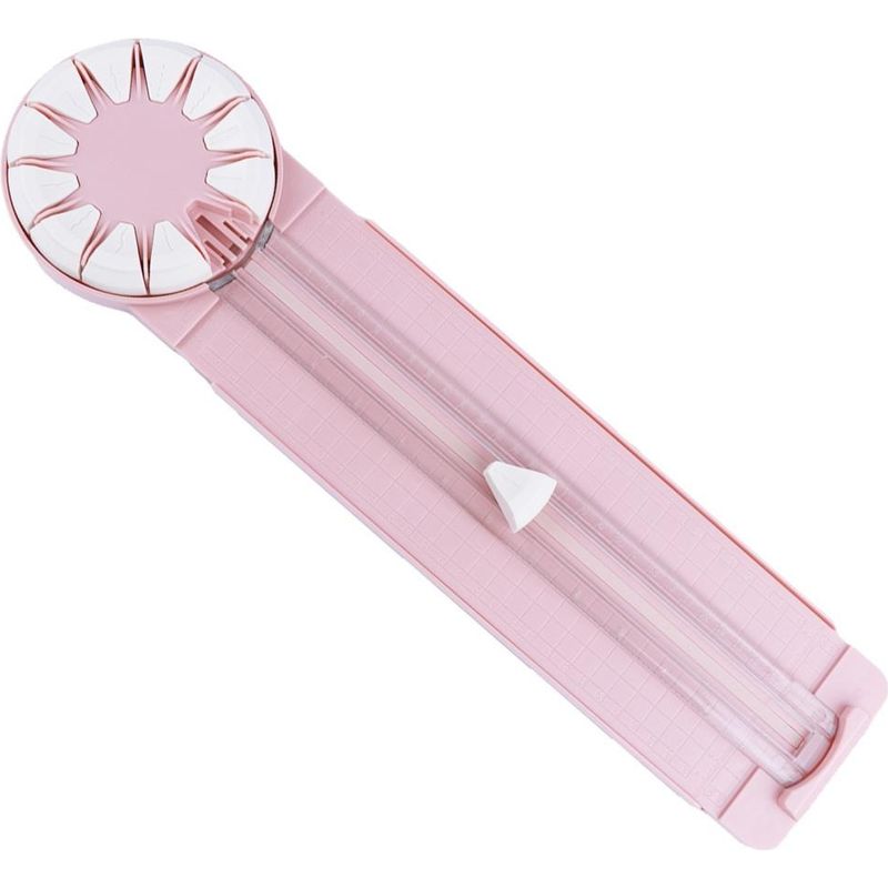 Multifunktionaler Papierschneider – Papierschneider – Kantenschneider – Geeignet Für Kraftpapier, Scrapbooking, Postkarten Usw. – Rosa