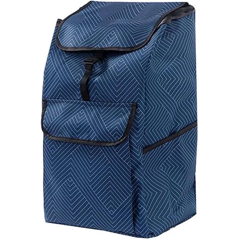 Einkaufstasche 45l Mit Trolley-schlaufe, Ideal Für Supermarkteinkäufe, Blau.