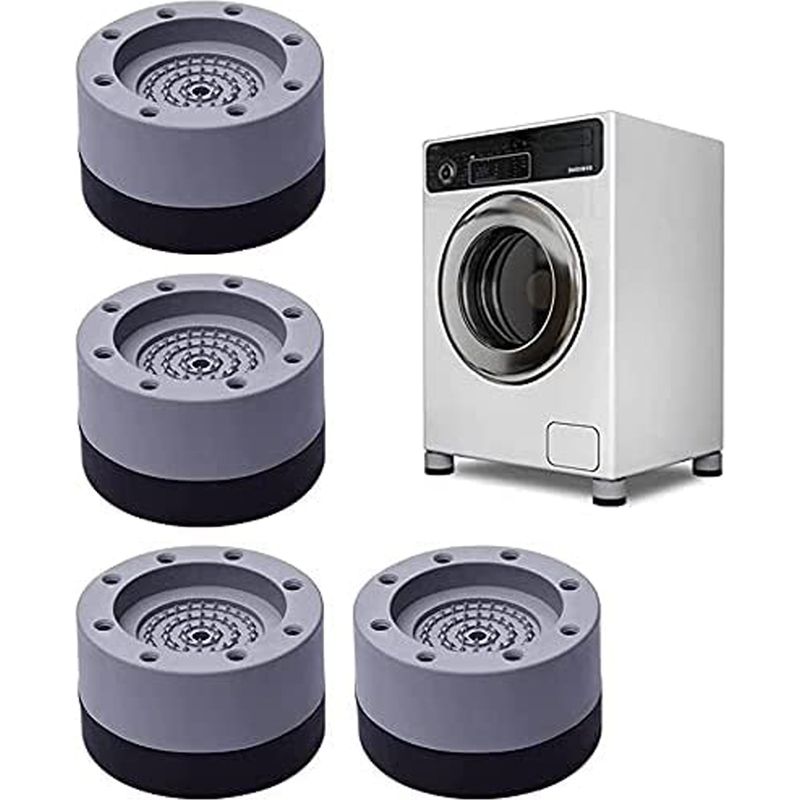 Set Mit 4 Vibrationsdämpfern, Universellen Antivibrationsmatten, Unterlegmatten Für Waschmaschinen, Vibrationsdämpfungspads, Füße Für Waschmaschinen Und Trockner (3,5 Cm)