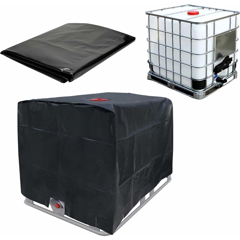 Schutzhülle Für Wassertank, Abdeckung Für 1000-liter-ibc-container, Schutz Vor Staub, Uv-strahlung Und Regen