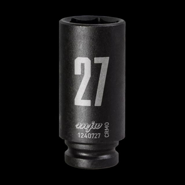 MJW Kraft-Stecknuss 1/2"" Sechskant lang 27 mm