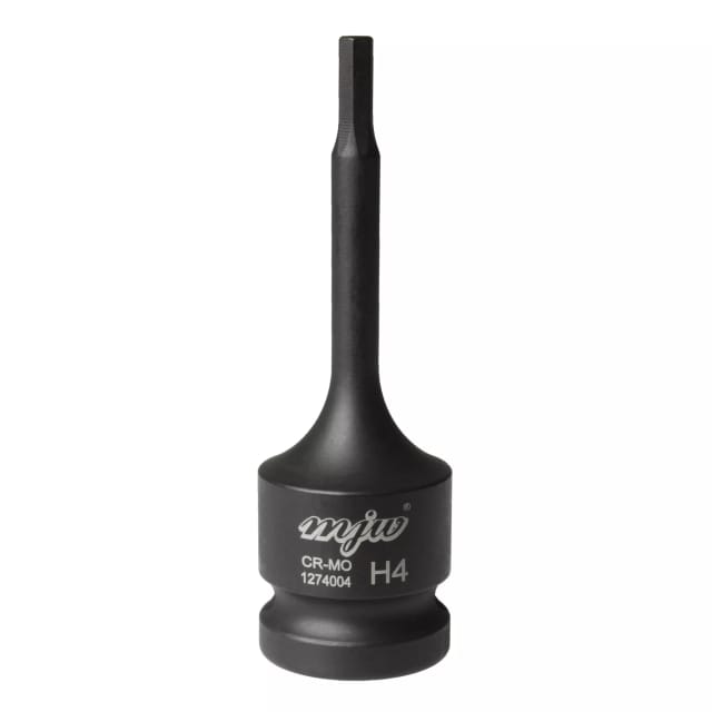 MJW Schaft-Schlagstecknuss 1/2" lang HEX H4