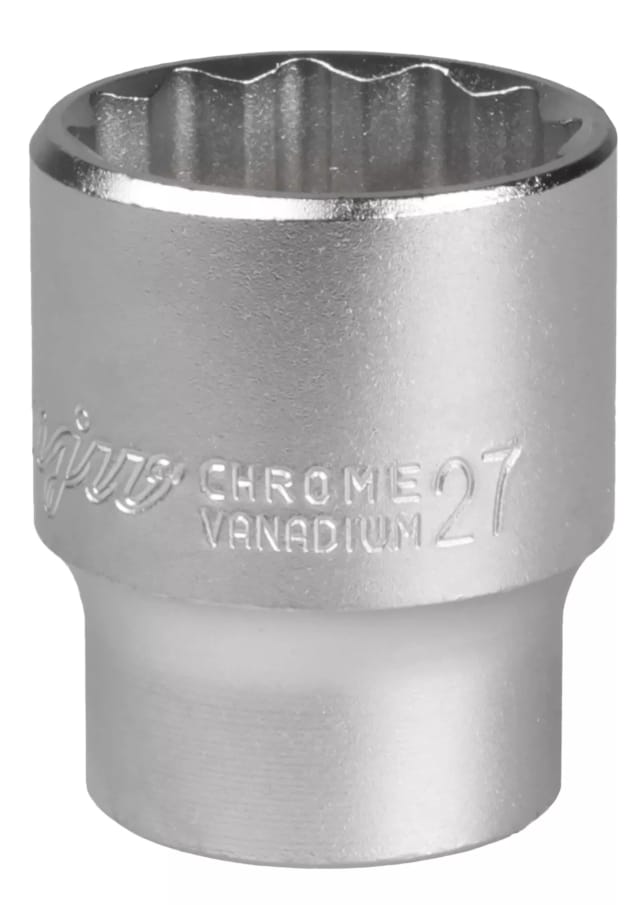 MJW Stecknuss 1/2" 12-kant 27 mm