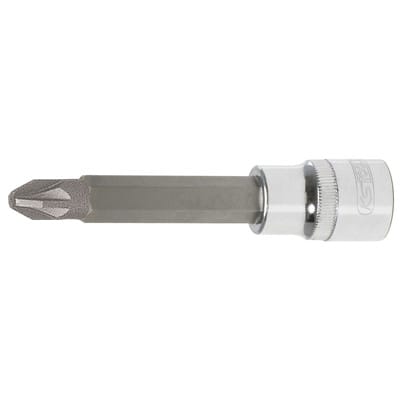 1/2' CHROMEplus Bit-Stecknuss, lang, PZ2