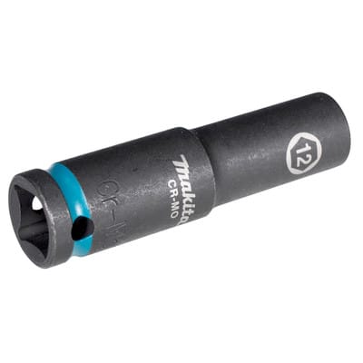 E-16433 Steckschlüssel 1/2" SW12 Impact Black lang - Makita