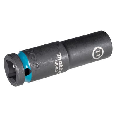 E-16455 Steckschlüssel 1/2" SW14 Impact Black lang - Makita