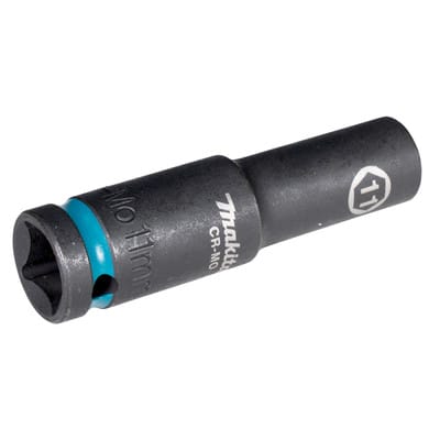 E-16427 Steckschlüssel 1/2" SW11 Impact Black lang - Makita