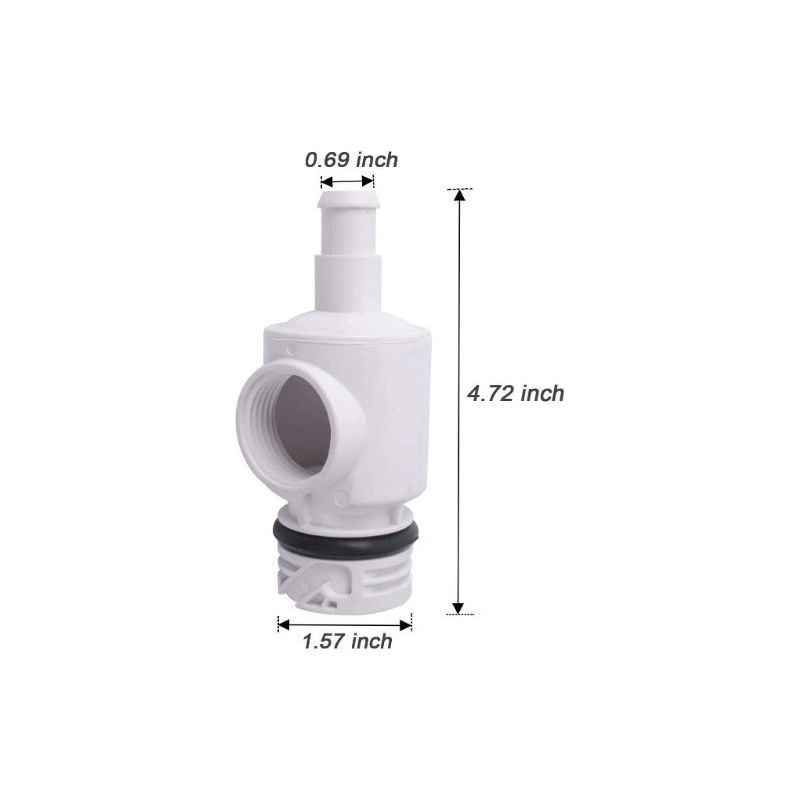 Extrem Robustes D29 Uwf Schnellkupplungs- Und 9-100-9002 Druckbegrenzungsventil-austauschset. Perfekt Geeignet Für Automatische Poolreiniger (d29 + Sicherheitsventil).