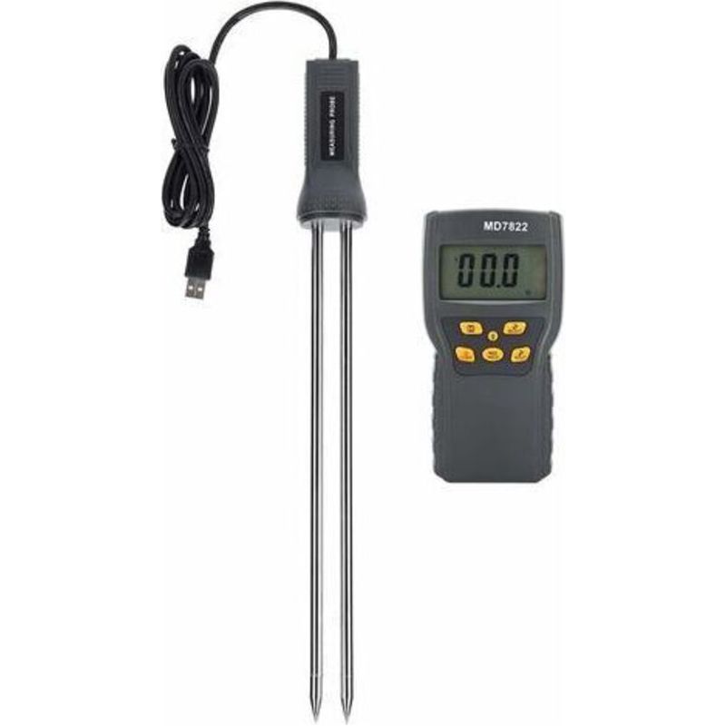 -hygrometer, Feuchtigkeitsmessgerät, Feuchtigkeitsdetektor, Tragbares Getreidefeuchtigkeitsmessgerät Mit Messsonde Und Lcd-anzeige