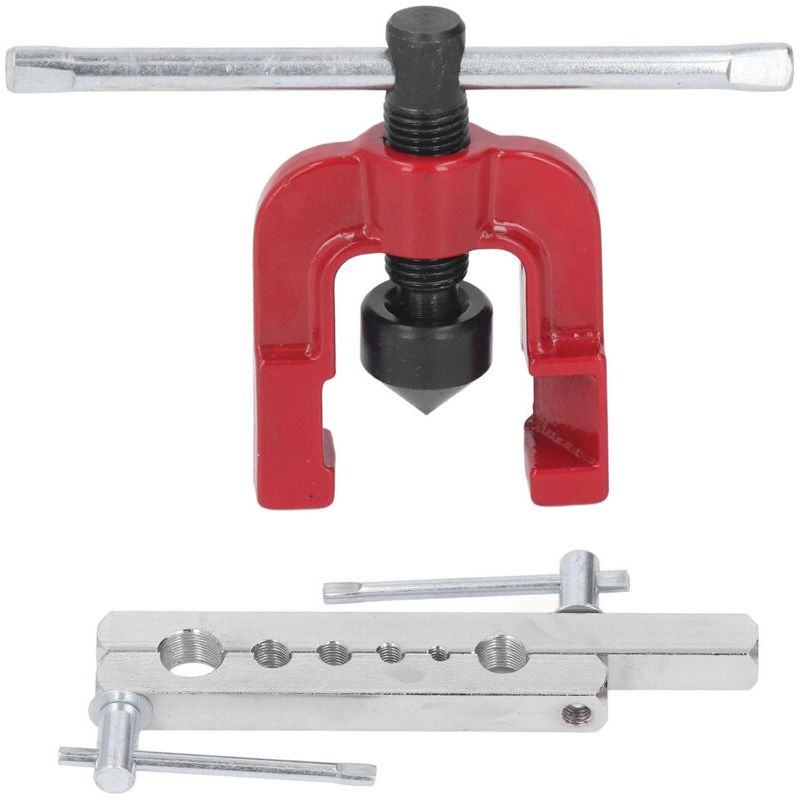 Jeffergarden Kupferrohr-bördelwerkzeug Mit 3/16 Zoll, 1/4 Zoll, 5/16 Zoll, 3/8 Zoll, 1/2 Zoll, 5/8 Zoll Bördelvorrichtungen, Messing- Und Aluminiumrohr-bördelwerkzeug-set
