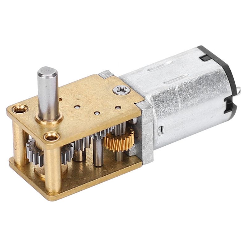 Jeffergarden Mini-metallgetriebemotor N20 Dc12v, Drehzahlreduzierung Im Uhrzeigersinn/gegen Den Uhrzeigersinn, Mikromotor 53 U/min