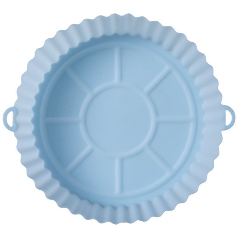 Silikon-papiereinlage Als Ersatz Für Wiederverwendbare Heißluftfritteusen (blau)