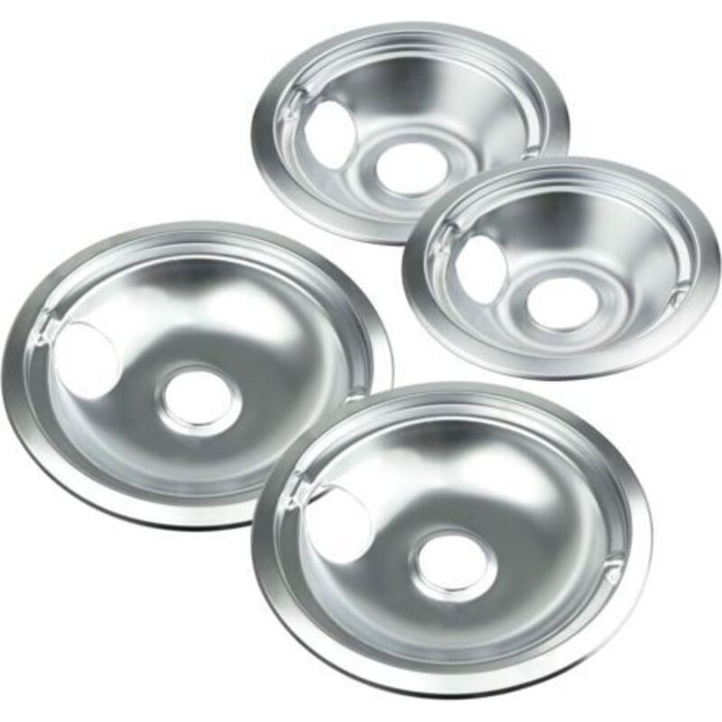 Tropfschalen Aus Chrom, Kompatibel Mit Elektroherden Von Ge, Hotpoint Und Kenmore – Ersatz Für Wb31t10010, Wb31t10011 (4er-packung, 2 Stück À 6 Stück)