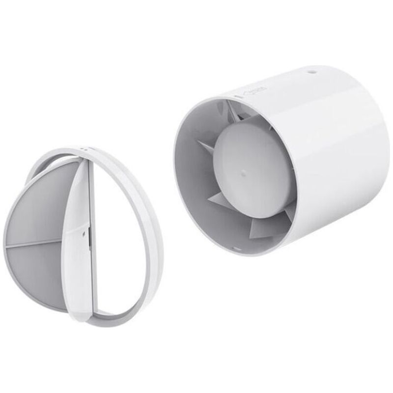 Ensoleille – Leiser 100-mm-12-w-luftabsauger – Energieeffizient – Luftdurchsatz 130 M³/h – Schutzart Ipx2 – Für Badezimmer, Küchen, Gewächshäuser