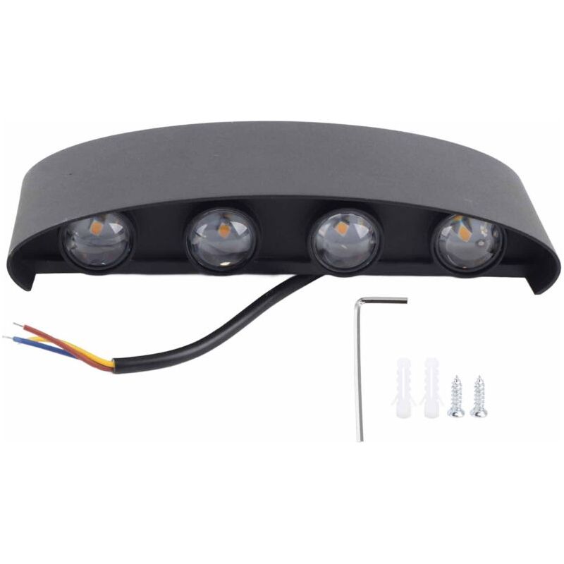 Jeffergarden 8w Led-wandleuchte, Wasserdichte Dekorationsbeleuchtung Für Wohn-/schlafzimmer, 85–265 V