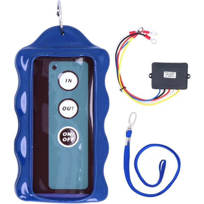 Jeffergarden Funk-fernbedienungsset Für Seilwinden, Universeller Elektrischer Schalter Für Jeeps, Atvs, Suvs, Lkws 12v 434mhz
