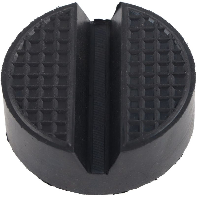Jeffergarden Universal-wagenheber-auflageadapter, Geteilter Gummirahmen, Schienenschutzhalterung, 6,5 Cm Durchmesser