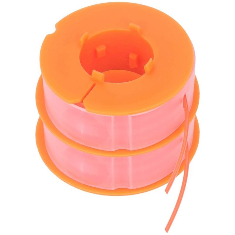 Jeffergarden 2 Stück Freischneider-spulenfaden, Ersatzspulenfaden Für Rasenmäher, Nylon-zubehör, Passend Für Bosch Art 30 Art 30fa (orange)