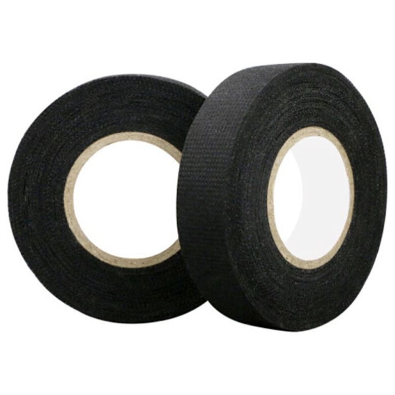 Hochtemperaturbeständiges, Flammhemmendes Flanellband Für Kfz-kabelbäume (schwarz 9 Mm X 15 M)