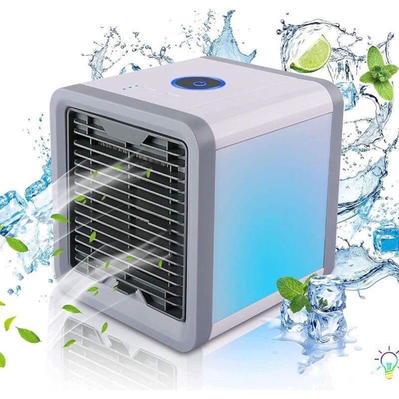 Ersandy 3-in-1 Luftkühler Mini-usb 486 M³/h 60 W Lila