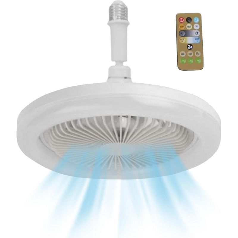 Ensoleille – Leiser Deckenventilator Mit Dimmbarer Led-beleuchtung, 30 W – Fernbedienung – 1/2/4-stunden-timer – Für Wohnzimmer, Schlafzimmer, Café