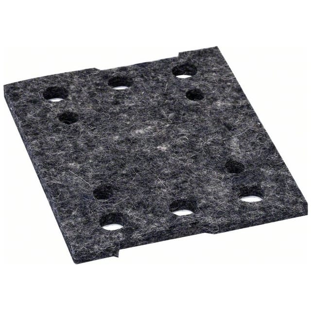 Schleifplatte, 110 x 100 mm, mit Filz, für Exzenterschleifer - Bosch