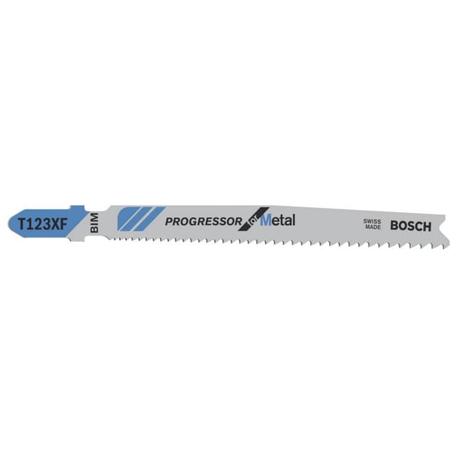 Stichsägeblatt t 123 xf Progressor for Metal, 25er-Pack - Bosch