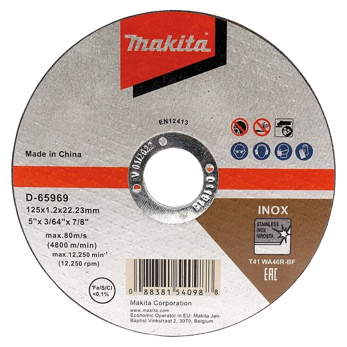 Trennscheibe 125x1,2mm inox - Makita