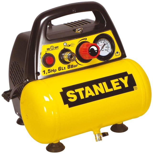 Mobiler Kompressor 6 lt dn 200/8/6 - Stanley