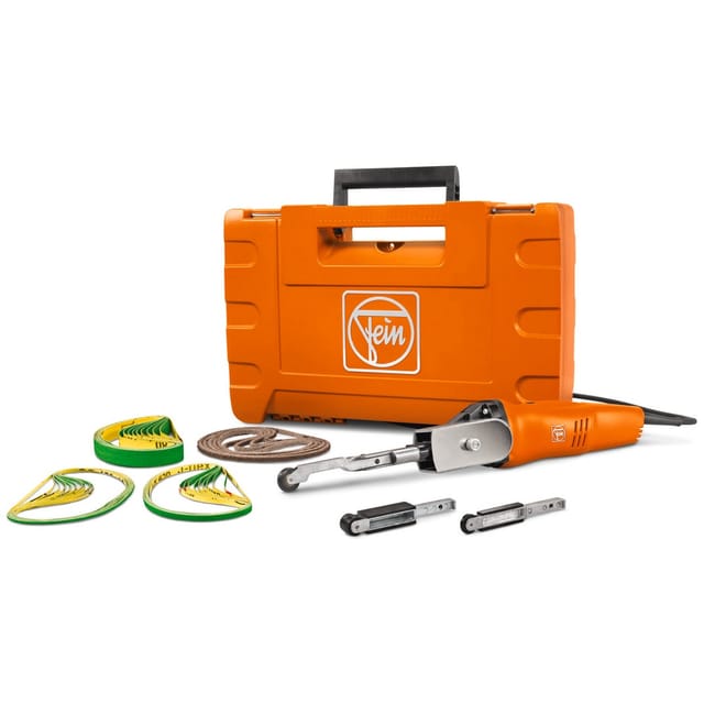 Fein - Bandfeile bf 10-280 e Start-Set, incl. Zubehör, Werkzeugkoffer