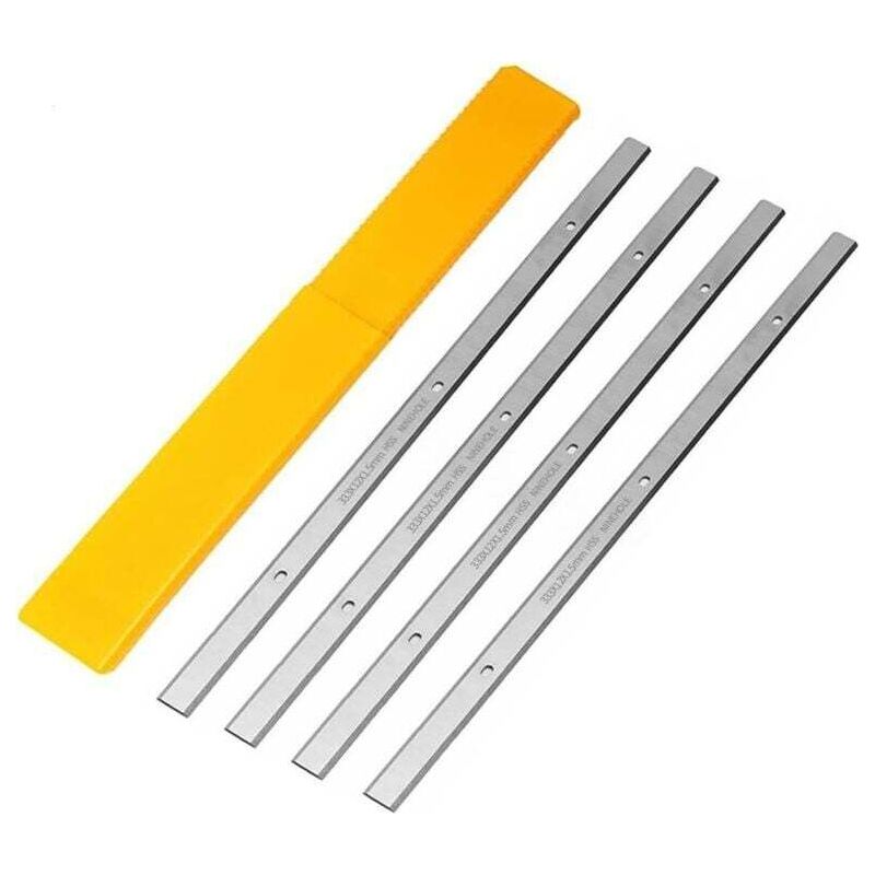 Zubehör Für Abricht- Und Dickenhobelmaschinen: 4-teiliges Hss-hobelmesserset, 333 Mm, 333-mm-hobelmesser Für Metabo Dh 330/316, Hobelmesser Für Holzbearbeitungsmaschinen, 333 X 12 X 1,5 Mm