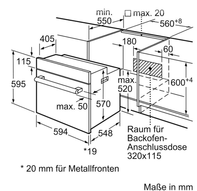 Herdset Bosch Backofen 3D-Heißluft + Kochfeld Flächeninduktion Booster 60cm autark