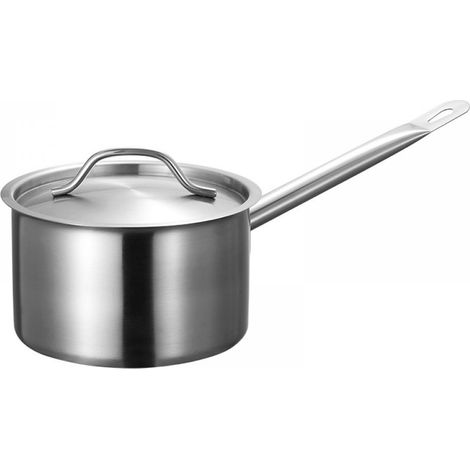 Tramontina Stielkasserolle Mit Deckel, Dreilagiger Edelstahl, 2 Liter, 80116/022ds