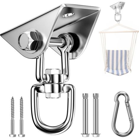 Plafondhaak – Ophangen Bokszak Schommel And Hangstoel – Ophangsysteem – Ophanghaak – Plafondbeugel – Rvs – 500 Kg Gewicht