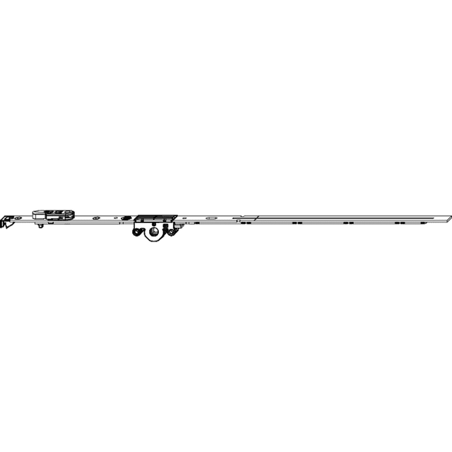 Maco - mm DK-Getriebe fix dm 15 mm ffh 431-660 mm silber (201732)