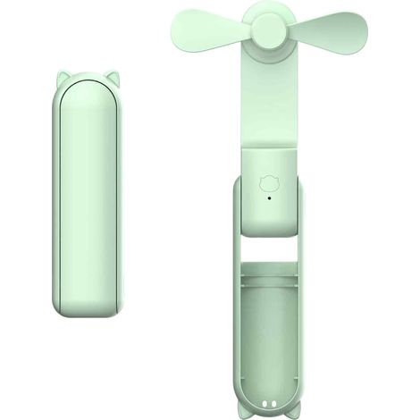 Faltbarer Mini-usb-ventilator (1 Stück) – Grün