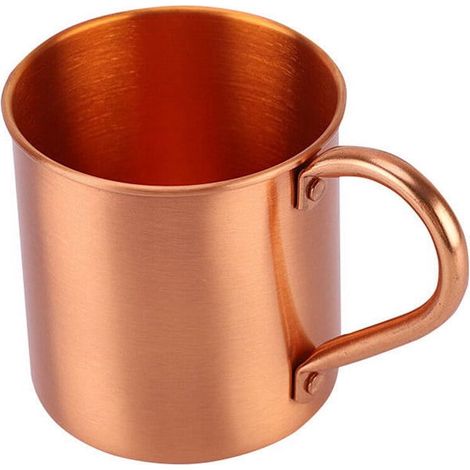 473 Ml (16 Oz) Becher Aus Reinem, Massivem Kupfer, Ideal Für Gekühltes Bier, Eiskaffee Und Kaltgetränke.